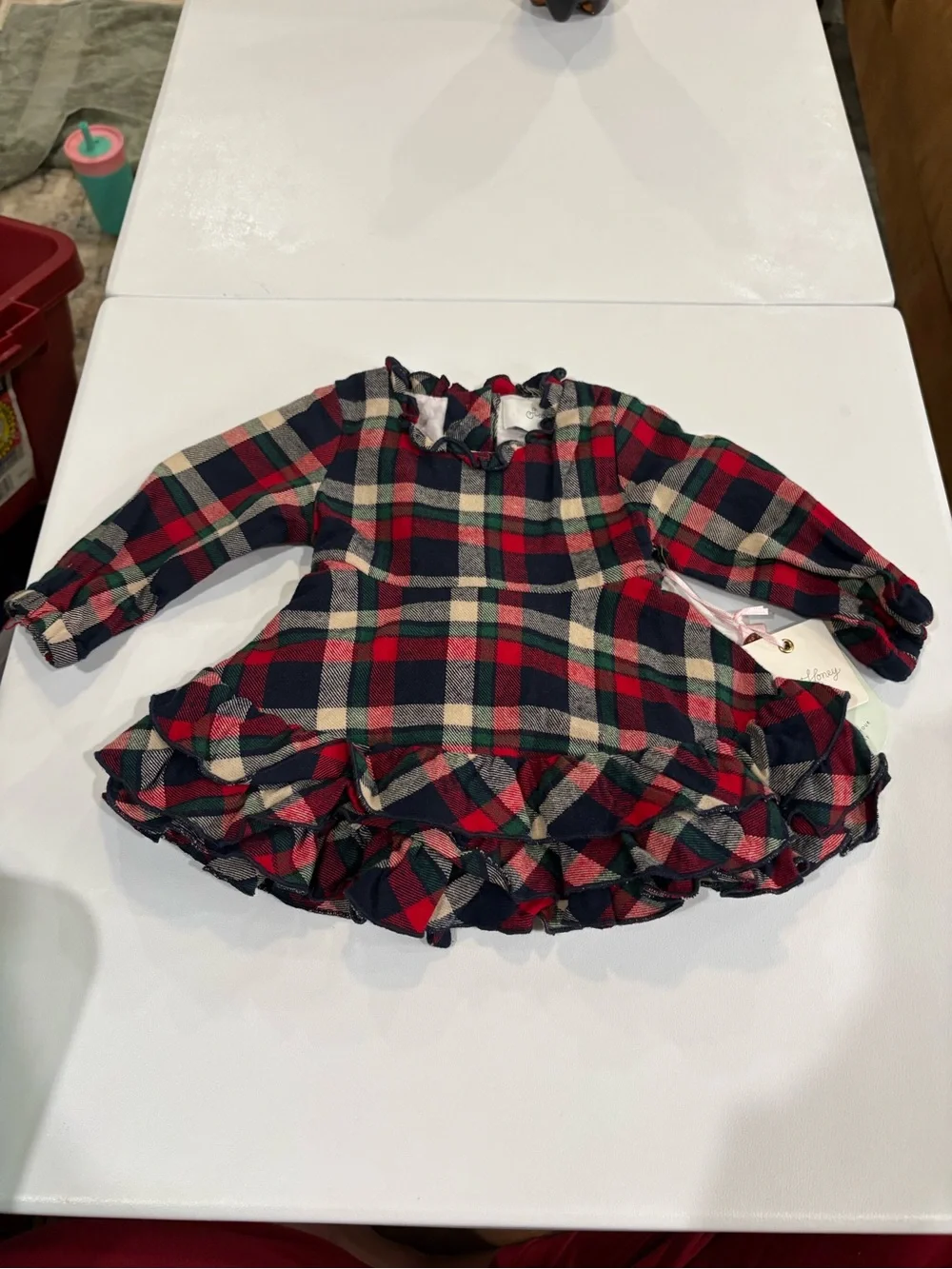 Sweet Honey Christmas Dress // 6m